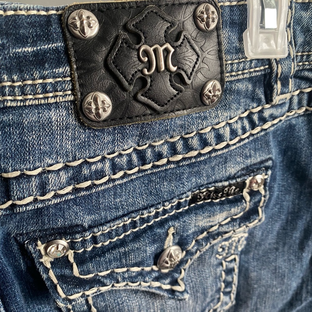 MISS ME Signture Jean Mini Skirt Size 30